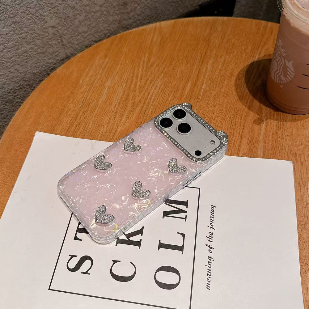 Princess Glow Heart Silicone Phone Case