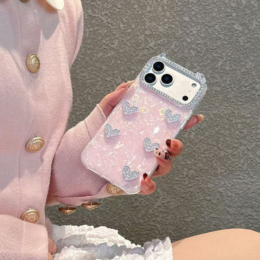 Princess Glow Heart Silicone Phone Case