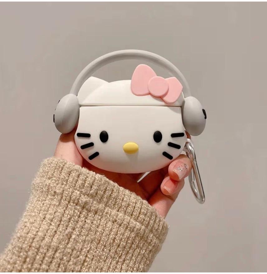 iTronix 3D Cute Design Silicone Soft Protective Shockproof Case Cover for Apple Airpod