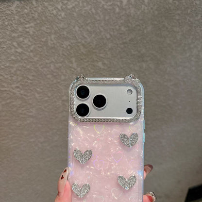 Princess Glow Heart Silicone Phone Case