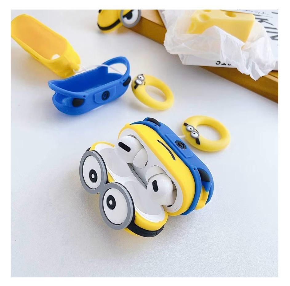 New Cute 3D Cartoon Design Cases Compatible with Apple Airpods Pro Case Cover, 360° Full-Body Protective Case
